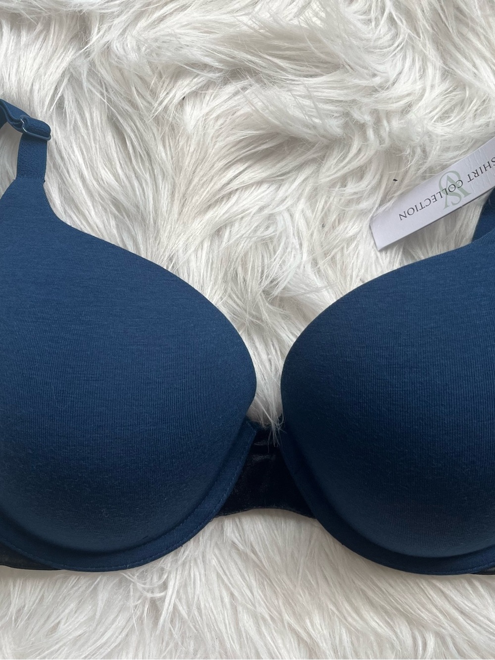 Victoria's Secret T-Shirt Push Up Perfect Shape Cotton Bra Size 34DD NWT
